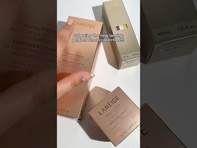 NEW LANEIGE JUST DROPPED!!!  Meet the Perfect Renew Oil to Foam Cleanser and 3x Advanced Cream 