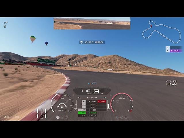 GT SPORT - Willow Springs - Gr.4 RECORD LAP 1:15.955