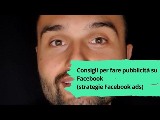 Consigli per fare la pubblicità su Facebook | Igor Papo