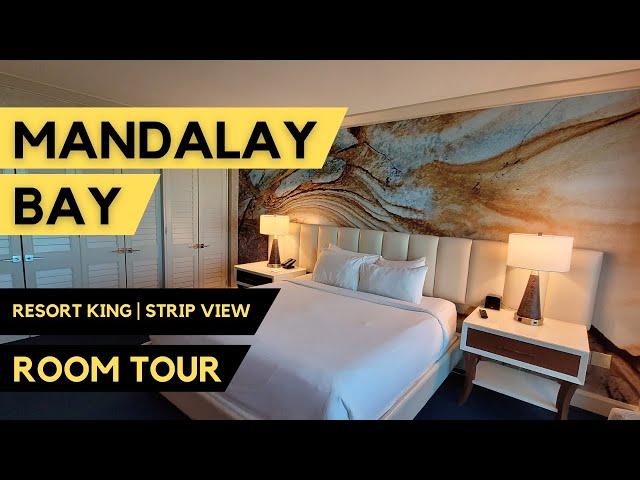 Mandalay Bay Hotel Room Tour | Mandalay Bay Resort King | Strip View