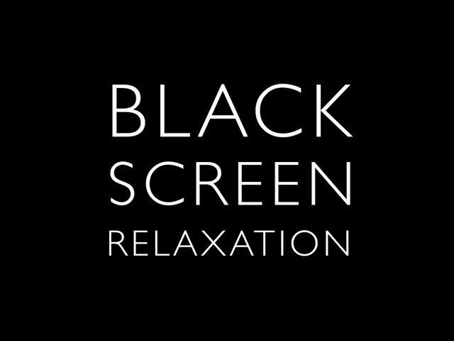 4K - Black Screen & White Noise audio - 1 hour