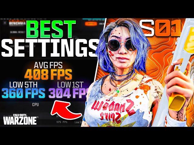 BEST PC FPS Settings for Call of Duty Warzone (Boost FPS & Visibility!) | SEASON 1