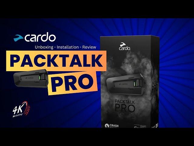 Cardo Packtalk Pro Motorcycle Helmet Communicator Review & Test | Unboxing, Installation & Road Test