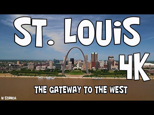 St  Louis MO 4K  / The Gateway to the West (DJI Mavic Air 2 Drone Footage) Rome of the West!!