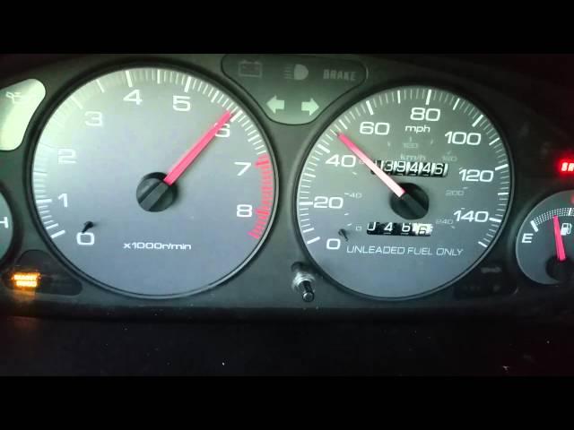 Acura Integra ls 0-60 launch 1-2 gear pull