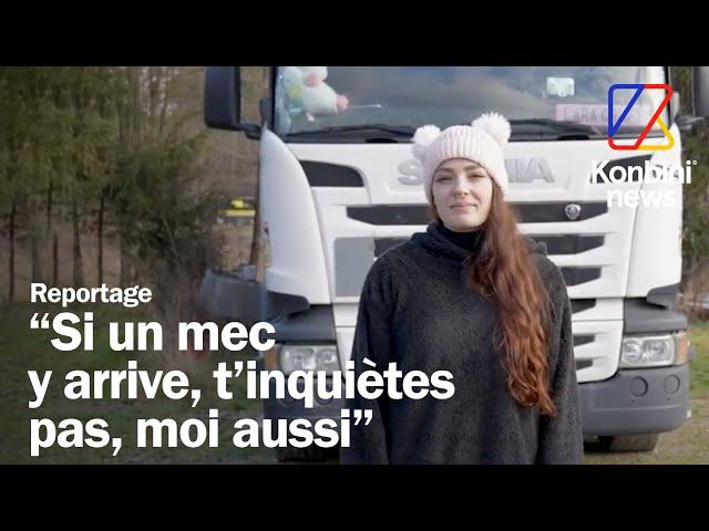 Elle est conductrice routière et elle abat tous les clichés autour de son métier | Reportage