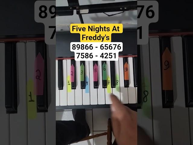 Five Nights at Freddy's | EasyPiano Tutorial 