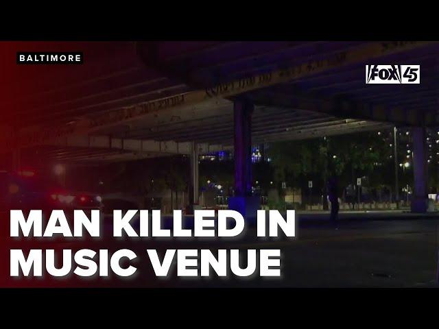 Man fatally shot inside south Baltimore music venue, police say