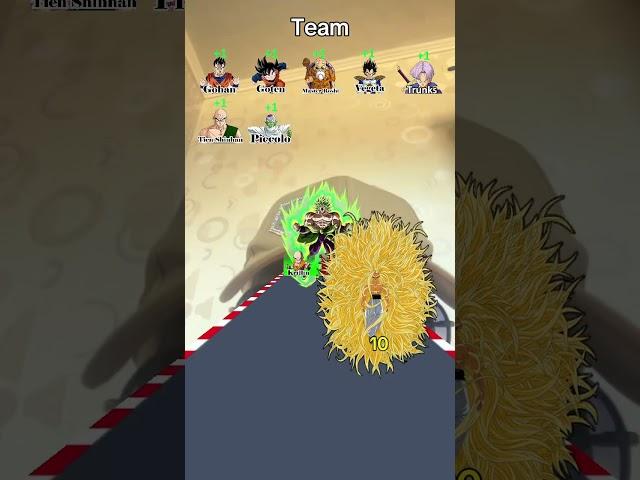 Team Goku vs Broly #gaming #games #anime #trending #shorts #team #goku #vs #broly