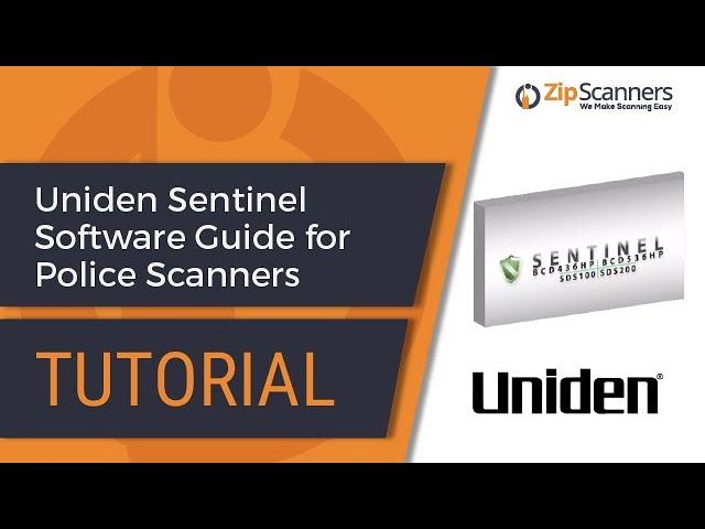 Uniden Sentinel Software Guide for Police Scanners