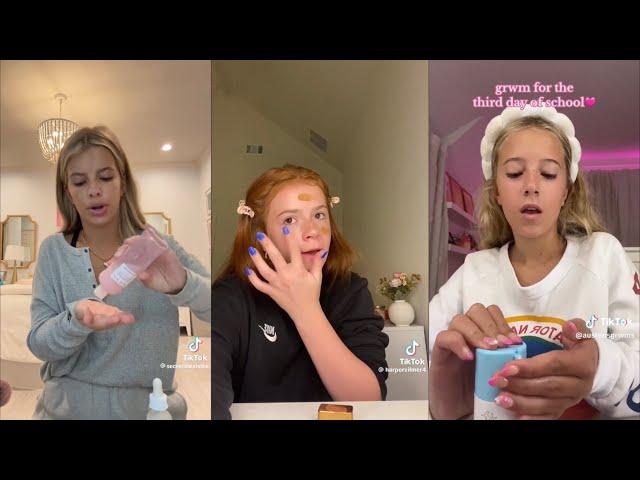 GRWM for the first day of school - TikTok compilation