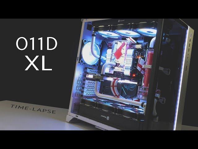 LIAN LI O11 XL Red & White ROG Monster! Timelapse Build