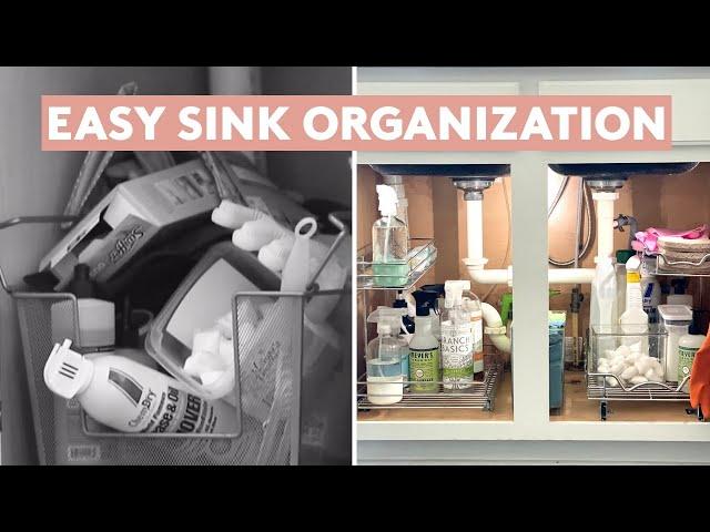 How To Completely Transform and Organize Under The Kitchen Sink