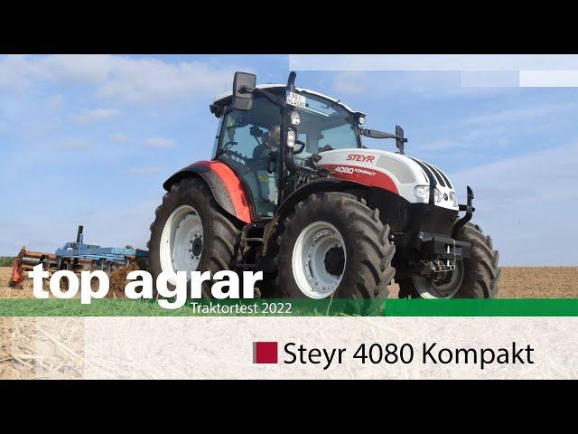 Steyr 4080 Kompakt mit Frontlader S3917 T von MX im top agrar-Praxistest