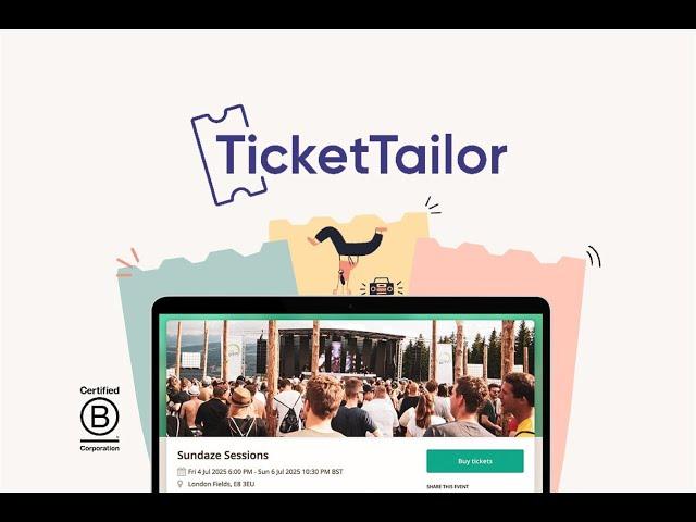 Ticket Tailor Free AppSumo Deal $0 - Online Event Ticketing Software