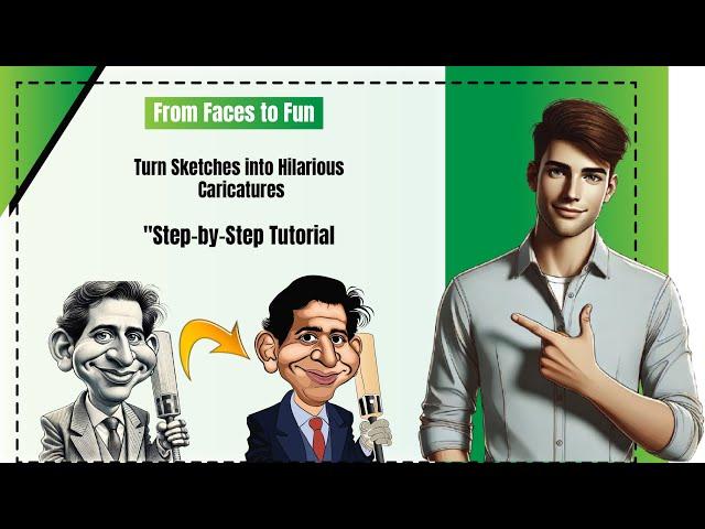 caricature tutorial | beginners| illustrator tutorial | flat illustration | digital drawing