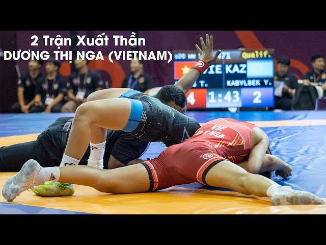 22/7am DUONG THI NGA (VIE) vs KZA, TPE. WRESTLING U20 ASIAN CHAMPIONSHIPS, SRIRACHA 2024.