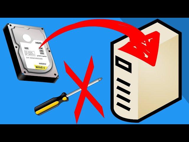 Add a Hard Drive Without Opening Your Computer