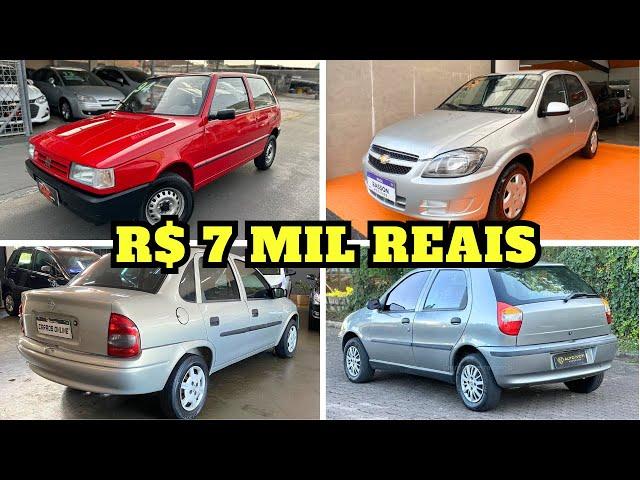 CARROS POPULARES À VENDA A PARTIR DE 7 MIL REAIS