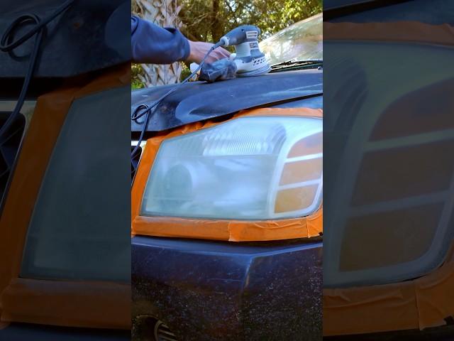 How to Restore your Headlights (Made Easy) #headlights #HeadLightCleaning #carlover  #cars