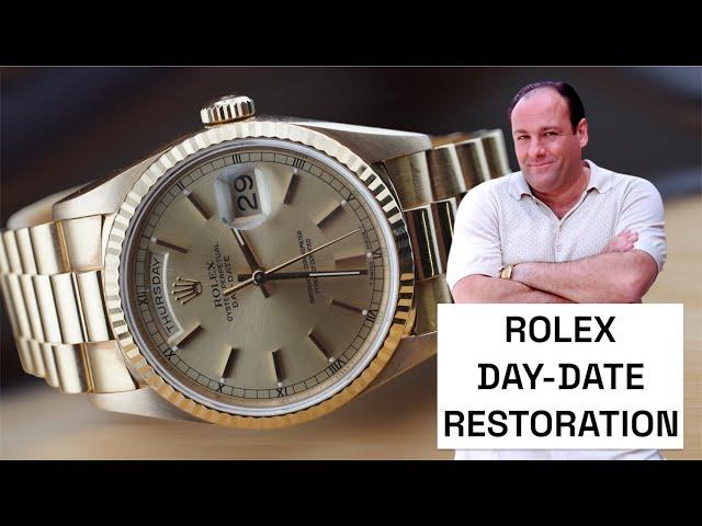 Restoring Tony Soprano’s Gold Rolex Day Date From 1983