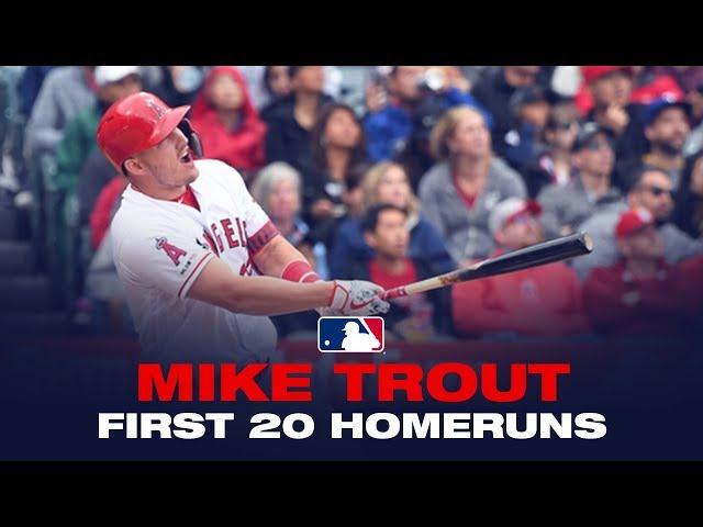 Big Fly! Mike Trout's First 20 Home Runs of 2019