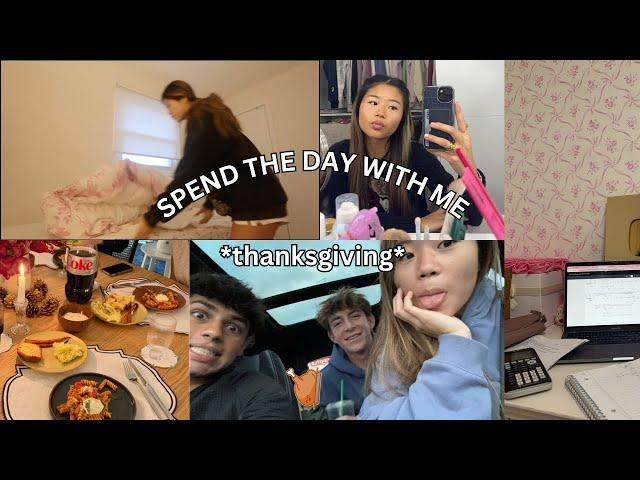 SPEND THE DAY W/ ME | thanksgiving, vlog