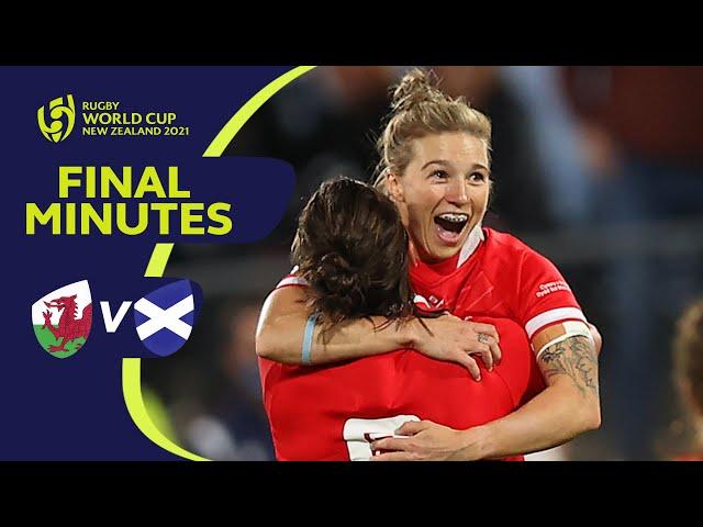 Is this the most DRAMATIC ending ever?  | Wales v Scotland | Rugby World Cup 2021 | Final Minutes