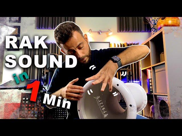 DARBUKA QUICK LEARNING | How to play " RAK " SOUND or QARSHI