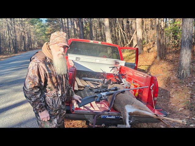 My old man still putting down public land bucks. 8 point 300 mag t/c encore