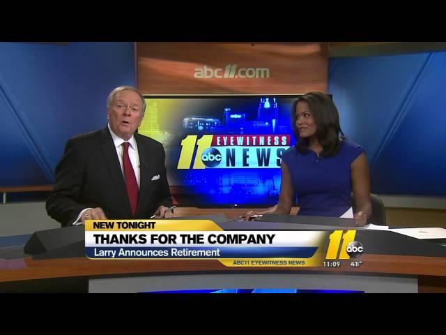 ABC11 anchor Larry Stogner announces he has ALS, retirement