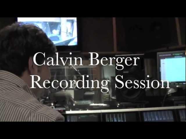 CALVIN BERGER Original Cast Album Recording Session