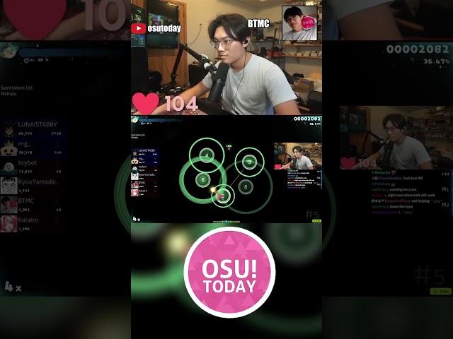 BTMC VS LOW AR︱BTMC #osu #shorts #lifeline #mrekk #twitch #osugame #whitecat #btmc #btmcosu