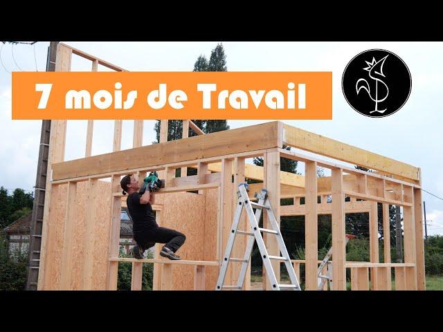 Timelapse : construction d'une tiny house de 20m2