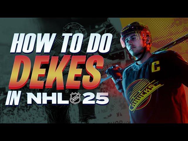 NHL 25 How To Do All Dekes (Beginner/Advanced Tutorial) (Total Control & Skill Stick)