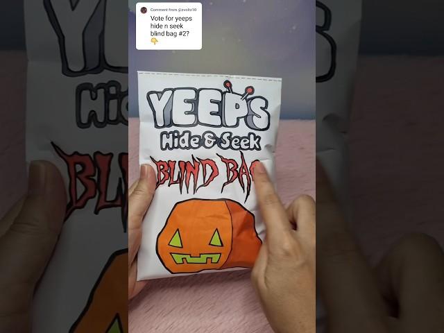 yeeps hide and seek blind bag #asmr #yeeps #craft #creative #vrcreative #metaquest #halloween