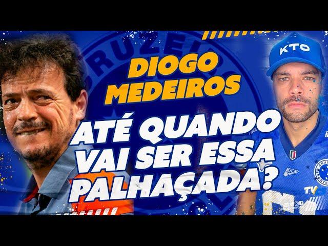  ATÉ QUANDO VAI SER ESSA PALHAÇADA NO CRUZEIRO? COBRANÇA DO DIOGO MEDEIROS APÓS MAIS UM JOGO RUIM