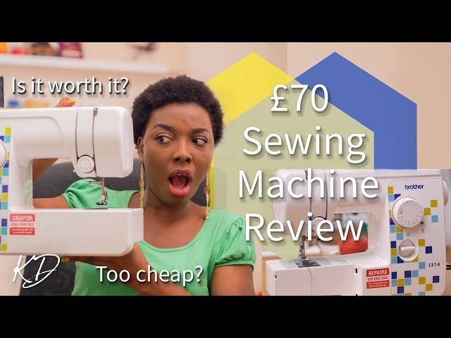 £70 SEWING MACHINE HONEST REVIEW | BROTHER LS14 METAL CHASIS SEWING MACHINE | KIM DAVE