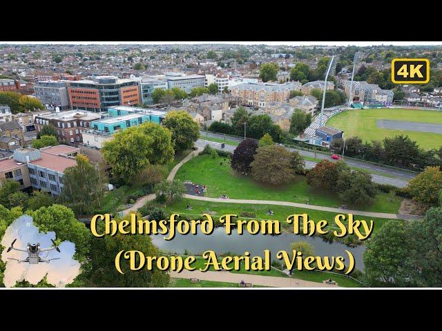 Amazing Chelmsford Essex drone aerial views from the sky