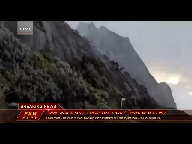 在赤道的沙巴神山下雪了 mount Kinabalu is snowing in Sabah