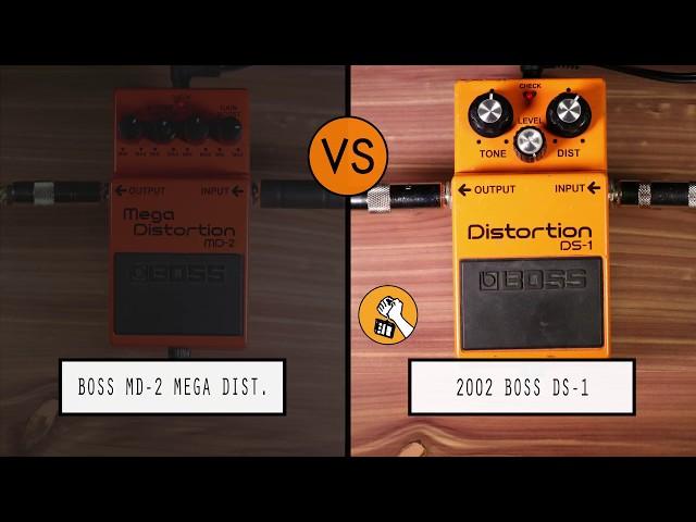 Boss MD-2 Mega Distortion VS Boss DS-1