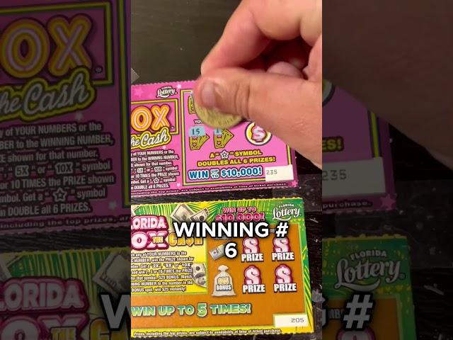QUICK SCRATCH 7: OLD AND NEW 10X THE CASH #scratchers #lottery #shorts