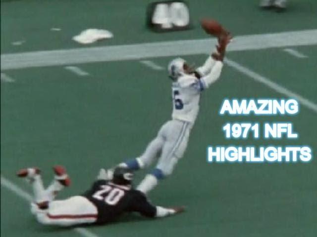 Amazing 1971 NFL Highlights Weeks 9 And 10