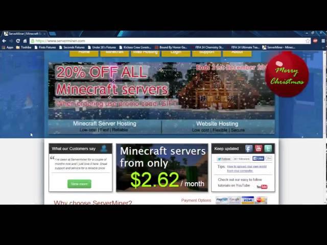 Server Minecraft Hosting Company - Serverminer!