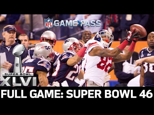 Super Bowl 46 FULL Game: New York Giants vs. New England Patriots