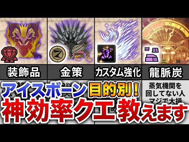 【アイスボーン攻略】新規＆復帰勢必見！目的別でチート級効率クエストをまとめてご紹介