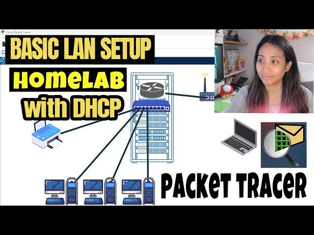 Basic LAN Setup with DHCP|  Packet Tracer Homelab Ep1