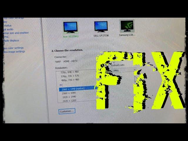 FIX For Not Seeing a 144hz in Nvidia Control Panel