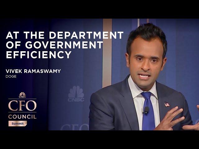 DOGE Co-Lead Vivek Ramaswamy at CNBC's CFO Council Summit — 12/04/24