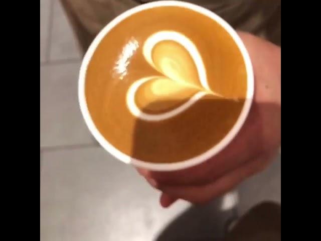 Papercup Heart Latte art